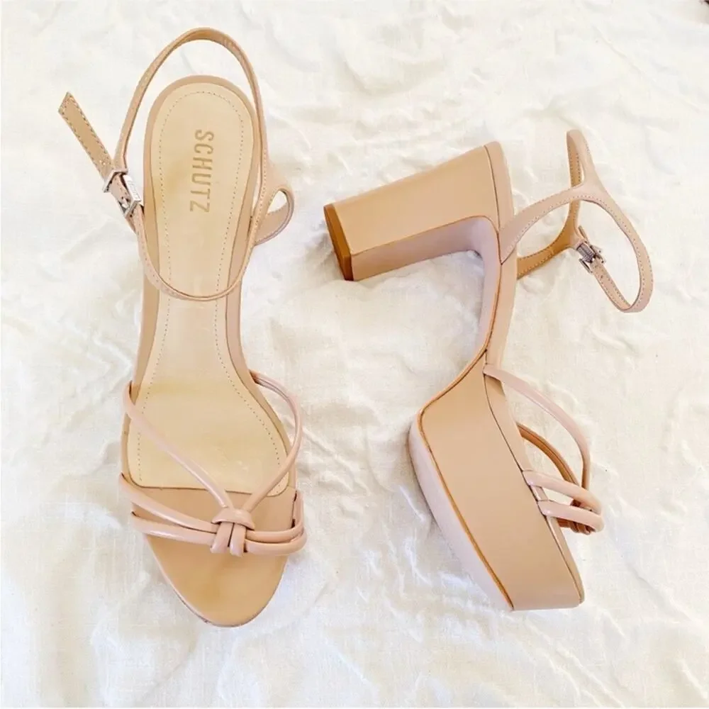 Schutz Kelsie Platform Heels Size9.5 New